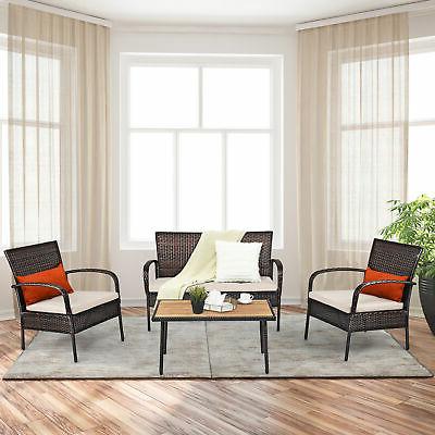 vidaXL 14 Piece Sofa Set Rattan